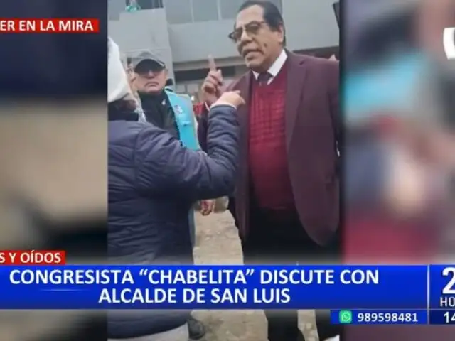 "Chabelita" Cortez y alcalde de San Luis protagonizan fuerte discusión: "¡Bájeme la voz!"