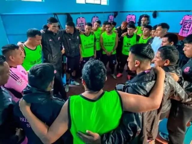 ¡Insólito! Pdte. de club Juventud Huracán botó al DT y 4 jugadores tras perder partido por Copa Perú