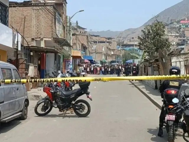 San Juan de Lurigancho: hombre es asesinado frente a colegio