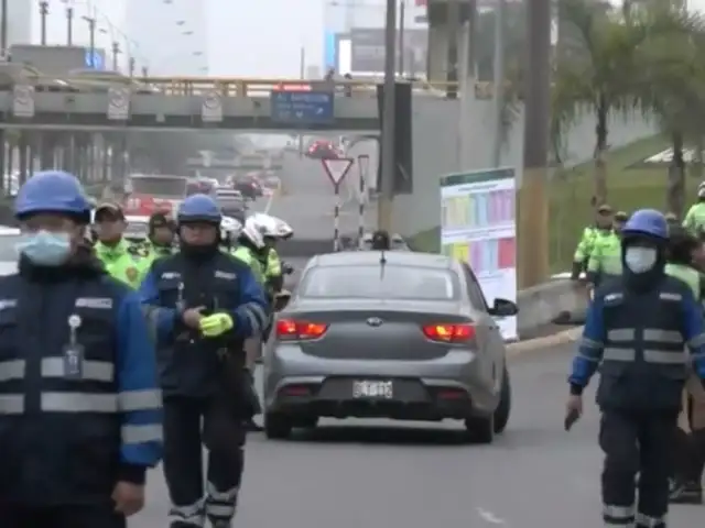 San Borja: conductor intenta darse a la fuga durante operativo policial