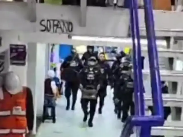 Gamarra: presunto extorsionador deja explosivo en galería comercial