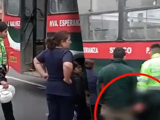 Joven resultó herido tras ser atropellado por bus “La Chama” en Miraflores