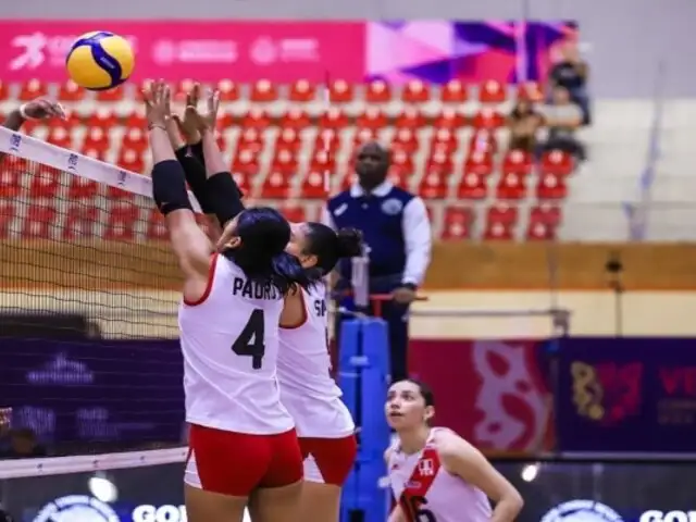 ¡A los cuartos de final! Perú venció 3-0 a Surinam en la Copa Panamericana de vóley Sub-23