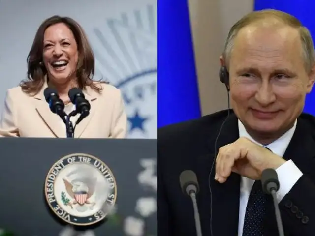 ¿Vladímir Putin apoya a Kamala Harris?: "tiene una risa tan expresiva y contagiosa"