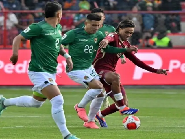 ¡Mete presión a Perú! Bolivia goleó 4-0 a Venezuela en La Paz por la fecha 7 de las Eliminatorias