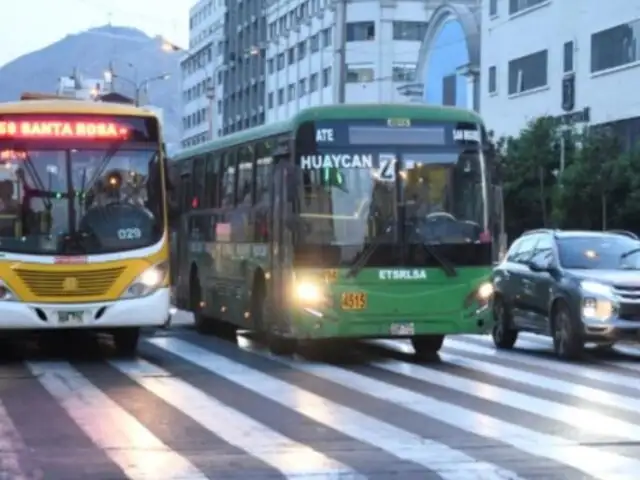 Ministerio de Transporte anuncia que se otorgará subsidios para el transporte público