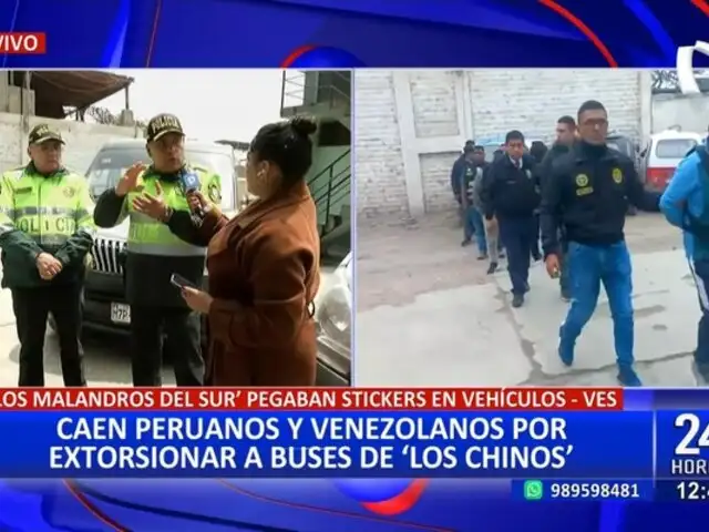 Desarticulan banda criminal en Villa El Salvador: seis detenidos por extorsiones a buses 'El Chino'