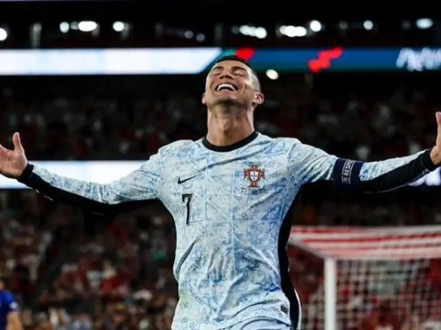 ¡Hace historia! Cristiano Ronaldo anotó golazo en la victoria de Portugal 2-1 ante Escocia