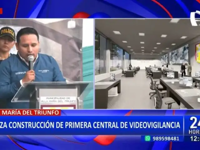 ¿Cómo va la construcción de la primera central de videovigilancia en Villa María del Triunfo?