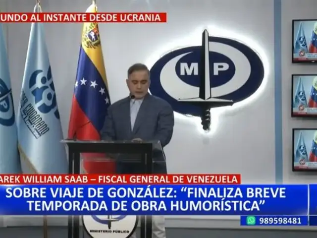 Fiscal General de Venezuela califica de "obra humorística" partida de Edmundo González