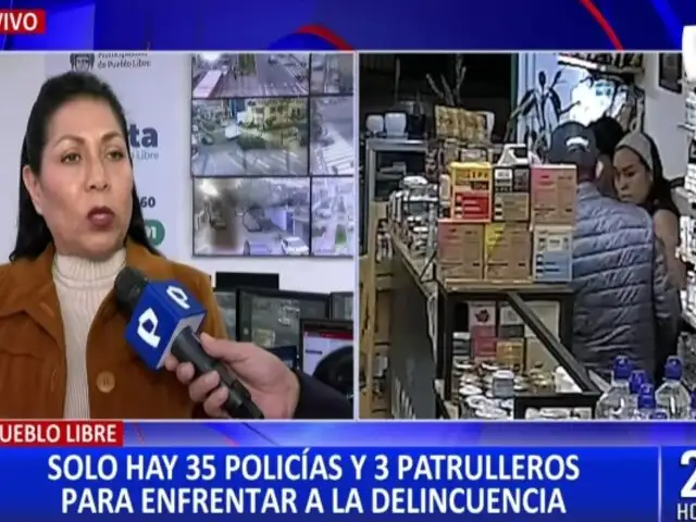 ¡Increíble! Pueblo Libre solo cuenta con 35 policías y 3 patrulleros para luchar contra la criminalidad