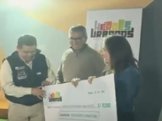 Héroes Urbanos: premian iniciativas ciudadanas que ayudarán a combatir inseguridad en Lima y Callao