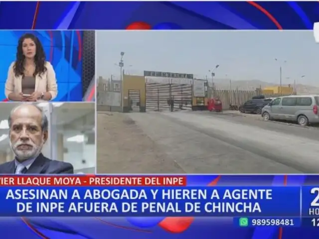 Presidente del INPE tras asesinato en penal de Chincha: "Es un hecho que enluta la institución"