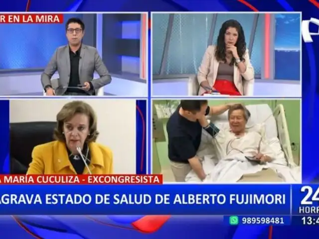 Luisa María Cuculiza sobre Alberto Fujimori: "Me llama la atención que hoy esté mal"