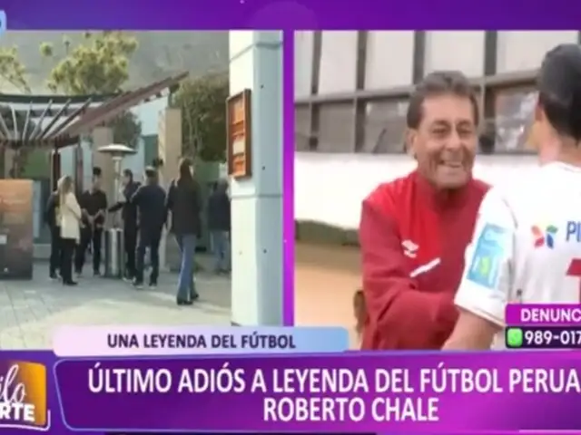 ¡Vuela alto Roberto Chale! Dan último adiós a la leyenda del fútbol peruano