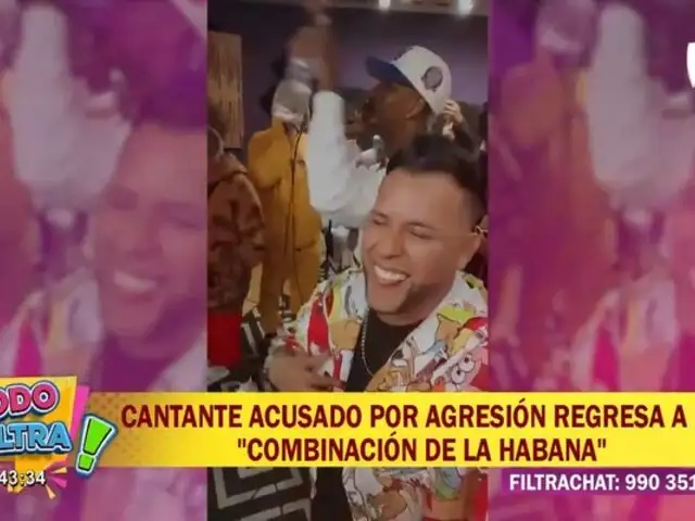 Joseph Buitrón: cantante acusado por agresión regresa a la "combinación de la habana"