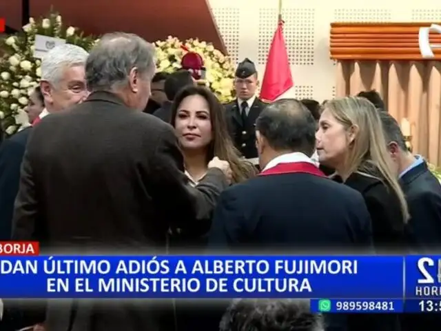 Alberto Fujimori: Congresistas Salhuana, Chirinos y Alva acuden a velorio de expresidente