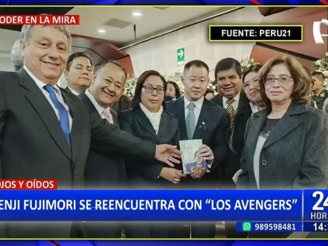 Kenji Fujimori se reencuentra con 'Los Advengers' durante las exequias de su padre