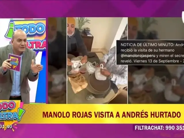 Kurt Villavicencio se pronuncia tras la visita de Manolo Rojas a Andrés Hurtado: ¿Qué dijo?