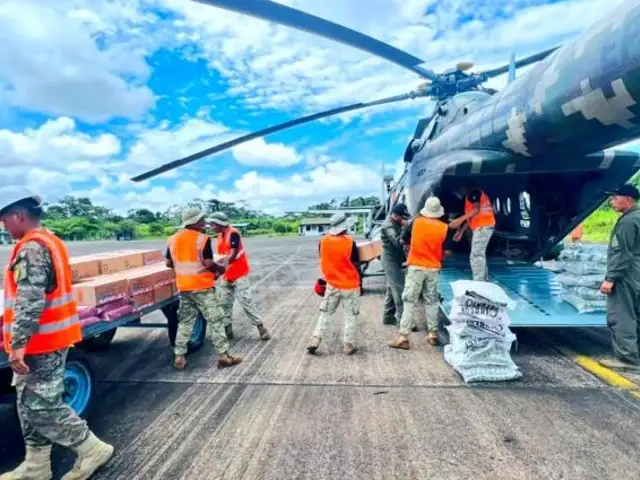 Establecen puente aéreo para llevar ayuda humanitaria a Loreto