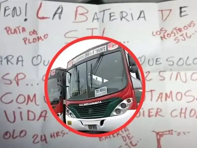 Conductores de empresa Santa Catalina no saldrán a trabajar tras amenazas de extorsionadores