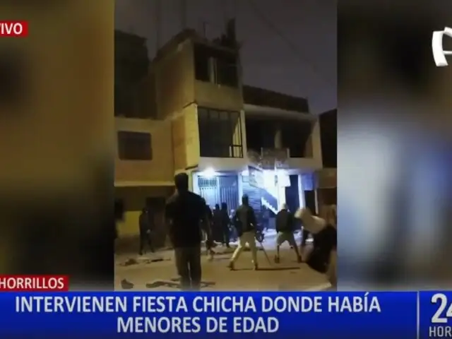 Chorrillos: intervienen casa donde se realizaba fiesta chicha con menores de edad en el interior