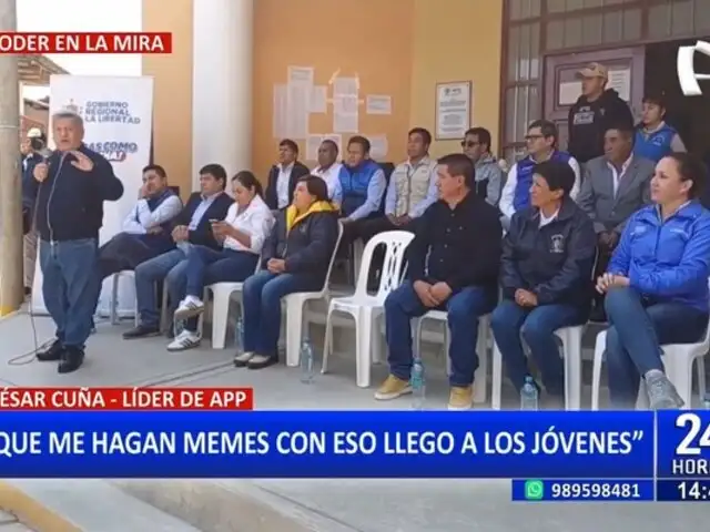 César Acuña: "Que me hagan memes con eso llego a los jóvenes"