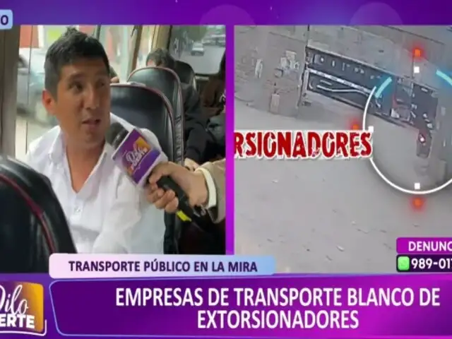 Conductores de buses de transporte público en peligro por estar en la mira de los extorsionadores