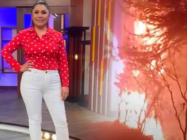 Lady Guillén pide a los artistas peruanos hacer una campaña de concientización sobre incendios forestales