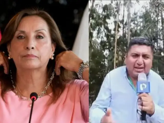 "No necesito sus lágrimas": La criticable respuesta de Dina Boluarte a reportero de Panamericana