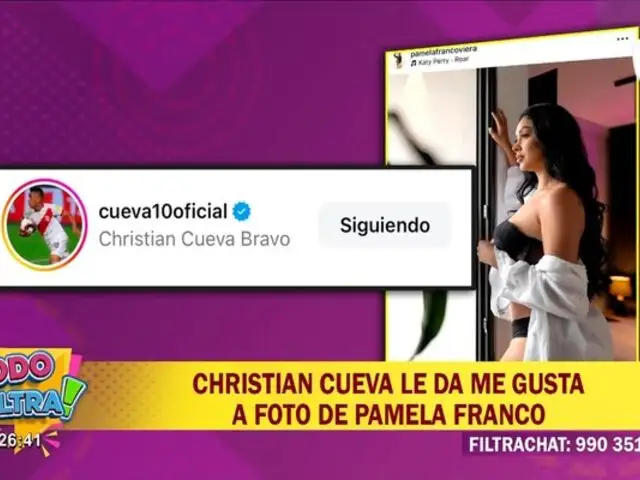 Christian Cueva reacciona a las fotos en lencería de Pamela Franco en instagram