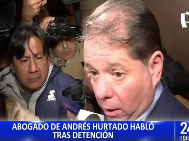 Julio Rodríguez sobre salud de Andrés Hurtado: “Soy doctor en leyes y no en medicina”