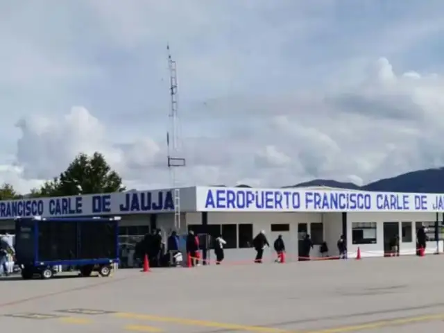 Aeropuerto de Jauja estará cerrado hasta el lunes 23 de septiembre por daños en la pista