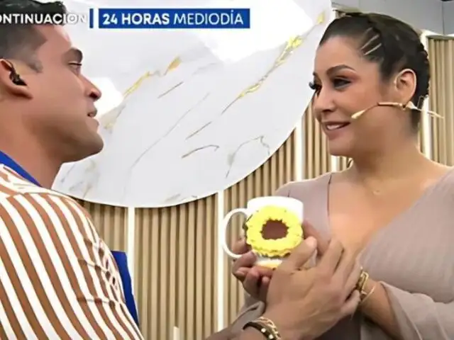 Christian Domínguez sorprende a Tarazona con tierno regalo y queda al descubierto: “mejor que una flor amarilla”