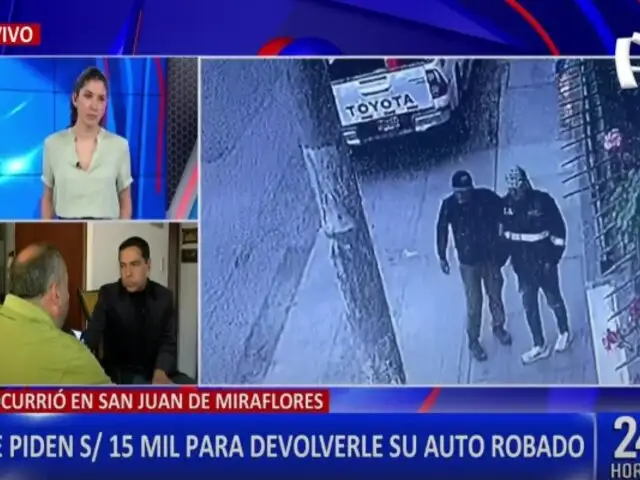 ¡Delincuencia de nunca terminar! Sujetos roban una camioneta a las afueras de un restaurante en SJM