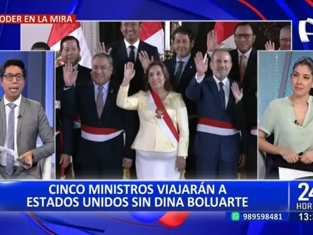 Cinco ministros viajarán a Estados Unidos sin Dina Boluarte: ¿Quiénes son?