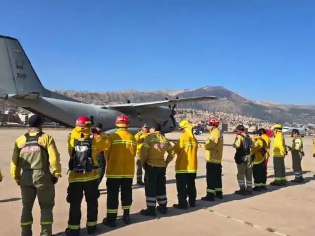 Bomberos de Cusco envían a región Ucayali a expertos en la lucha contra incendios forestal