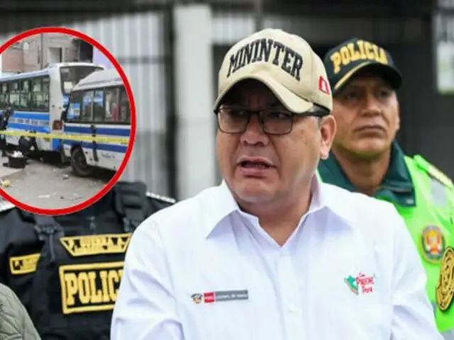 Ministro Santiváñez: Grupo Especial de la Policía Nacional enfrentará ola de extorsiones a transportistas