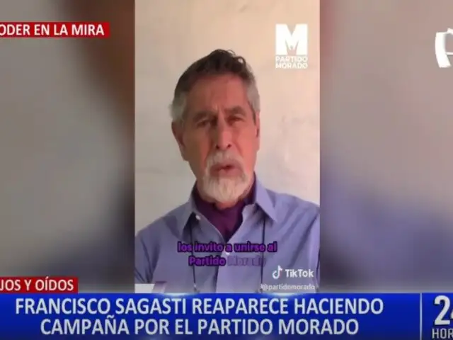 Francisco Sagasti hace un llamado a los jóvenes para participar con el Partido Morado