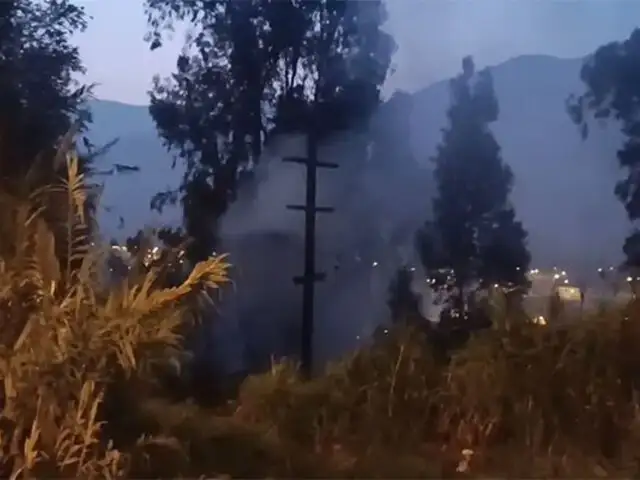 Incendios forestales en Chaclacayo: vecinos piden ayuda para evitar que fuego siga extendiéndose