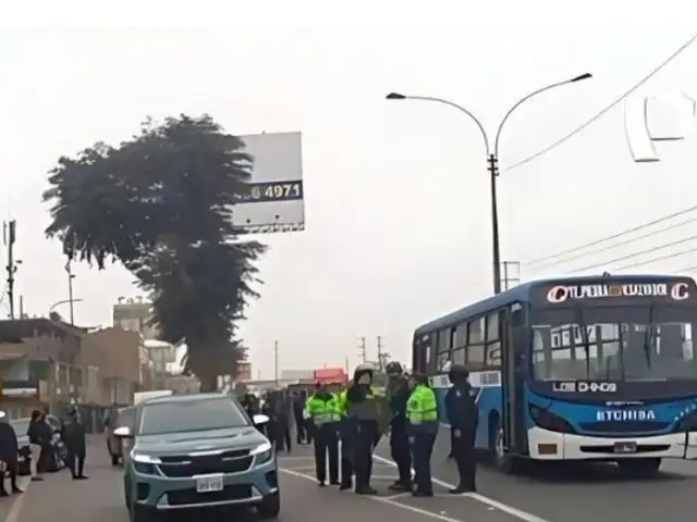 Puente Piedra: reportan que transportistas reventaron las llantas de bus de ‘El Chino’