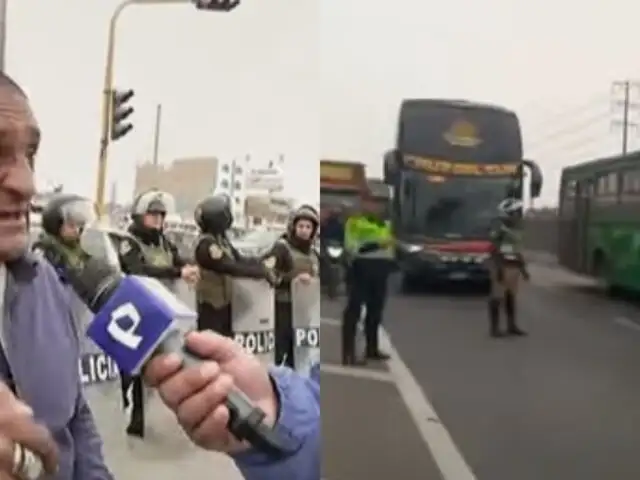 Transportistas divididos en segundo día de paro: enfrentamientos por conductores que salen a trabajar