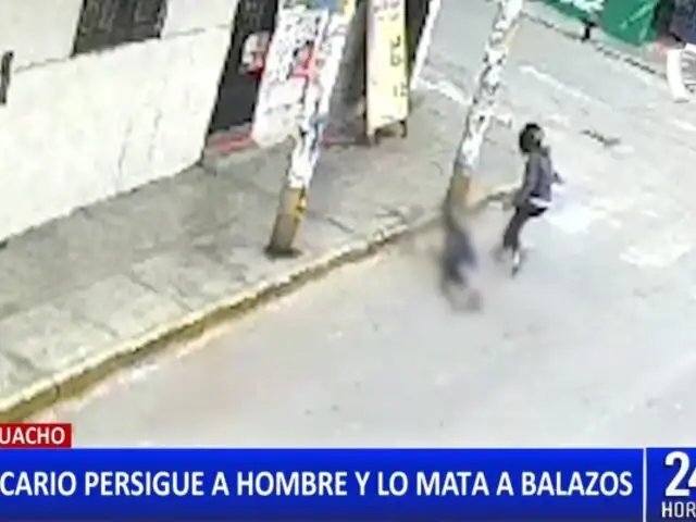 ¡De nunca terminar! Sicario persigue a hombre y termina asesinándolo en las calles de Huacho