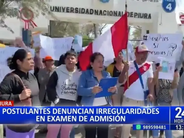 Piura: Postulantes denuncian irregularidades en examen de admisión