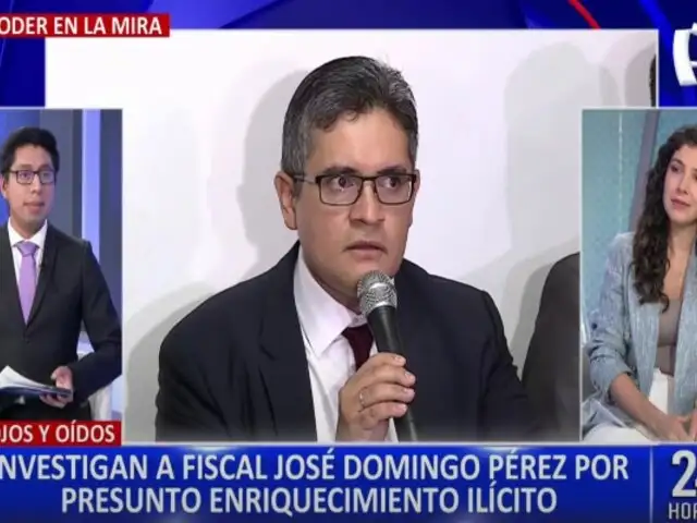 José Domingo Pérez: fiscal es investigado por presunto enriquecimiento ilícito