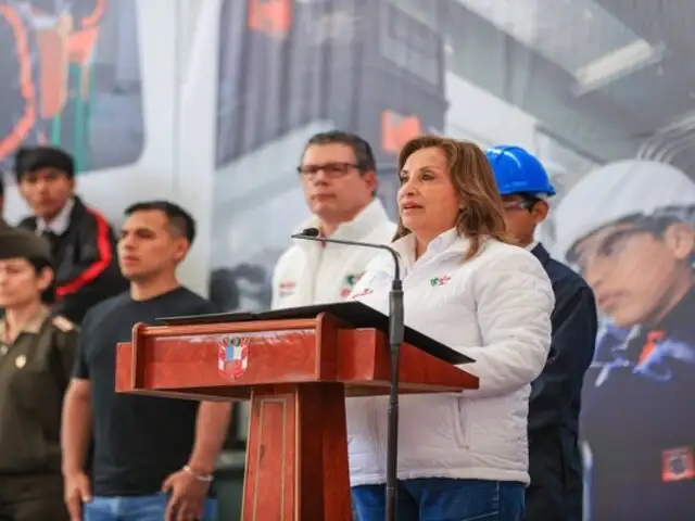 Dina Boluarte sobre su Gobierno: “No hay espacio para la corrupción, trabajamos con las manos limpias”