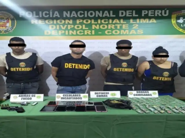 'Los Injertos de Aragua del Cono Norte': cae banda dedicada al sicariato y extorsión en SJM