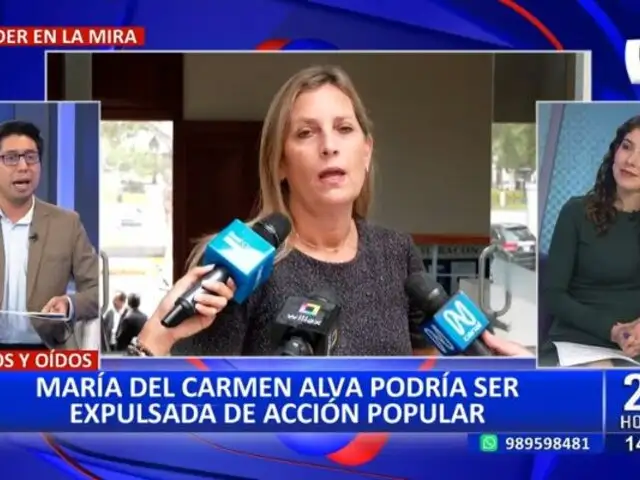 Maricarmen Alva podría ser expulsada del partido Acción Popular: ¿Cuál es el motivo?