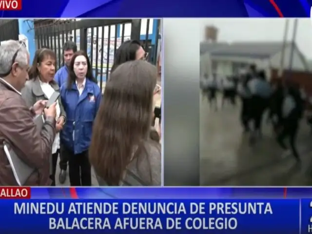 Callao: desplegarán mayores policiales en colegio donde se habría registrado una presunta balacera