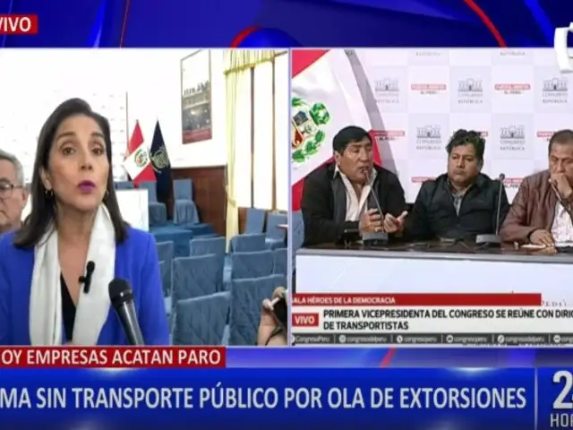 Patricia Juárez propone que Fuerzas Armadas resguarden buses de transporte público